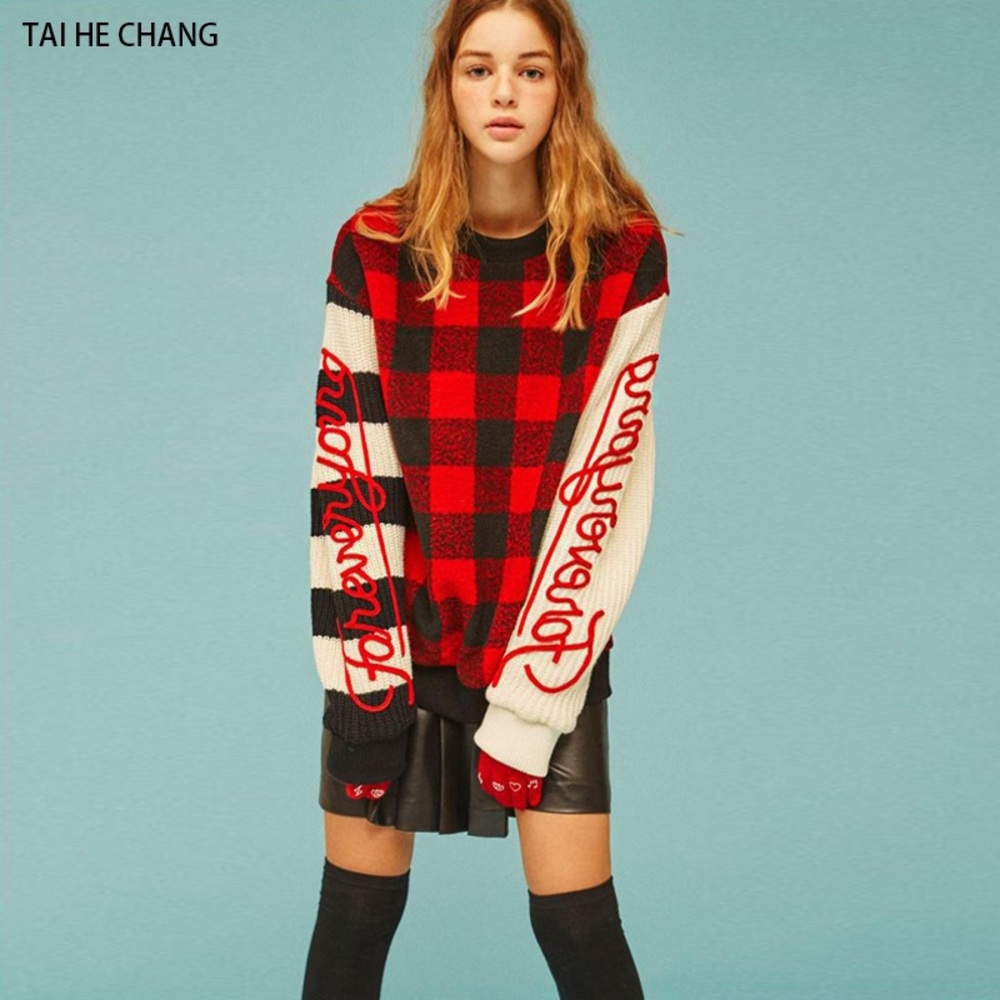 Unique design thick knit sweater